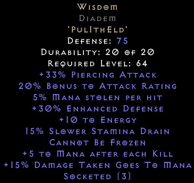 Everything You Need to Know About the Wisdom Runeword in Diablo 2: A Complete Guide