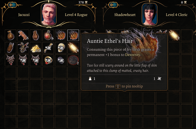 Does Hags Hair Stack on Top of Headband of Intellect in Baldur's Gate 3?