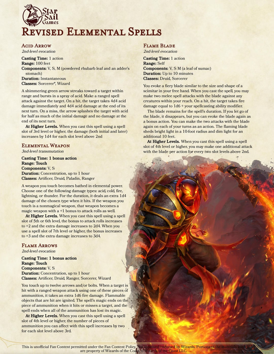 Elemental Weapon 5e: Unleashing the Power of the Elements in Dungeons & Dragons