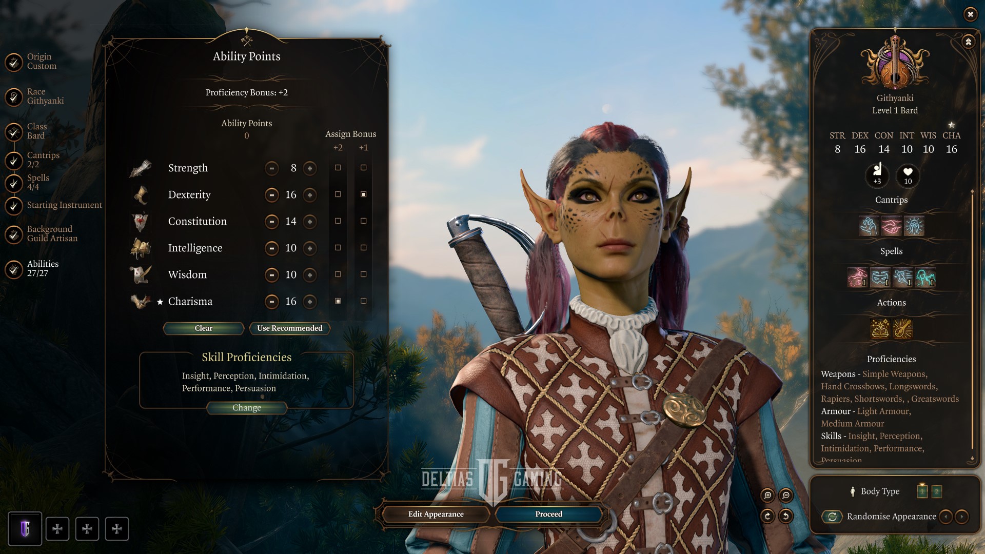 Baldur's Gate 3 Performance Skill: Mastering Your Character’s Potential