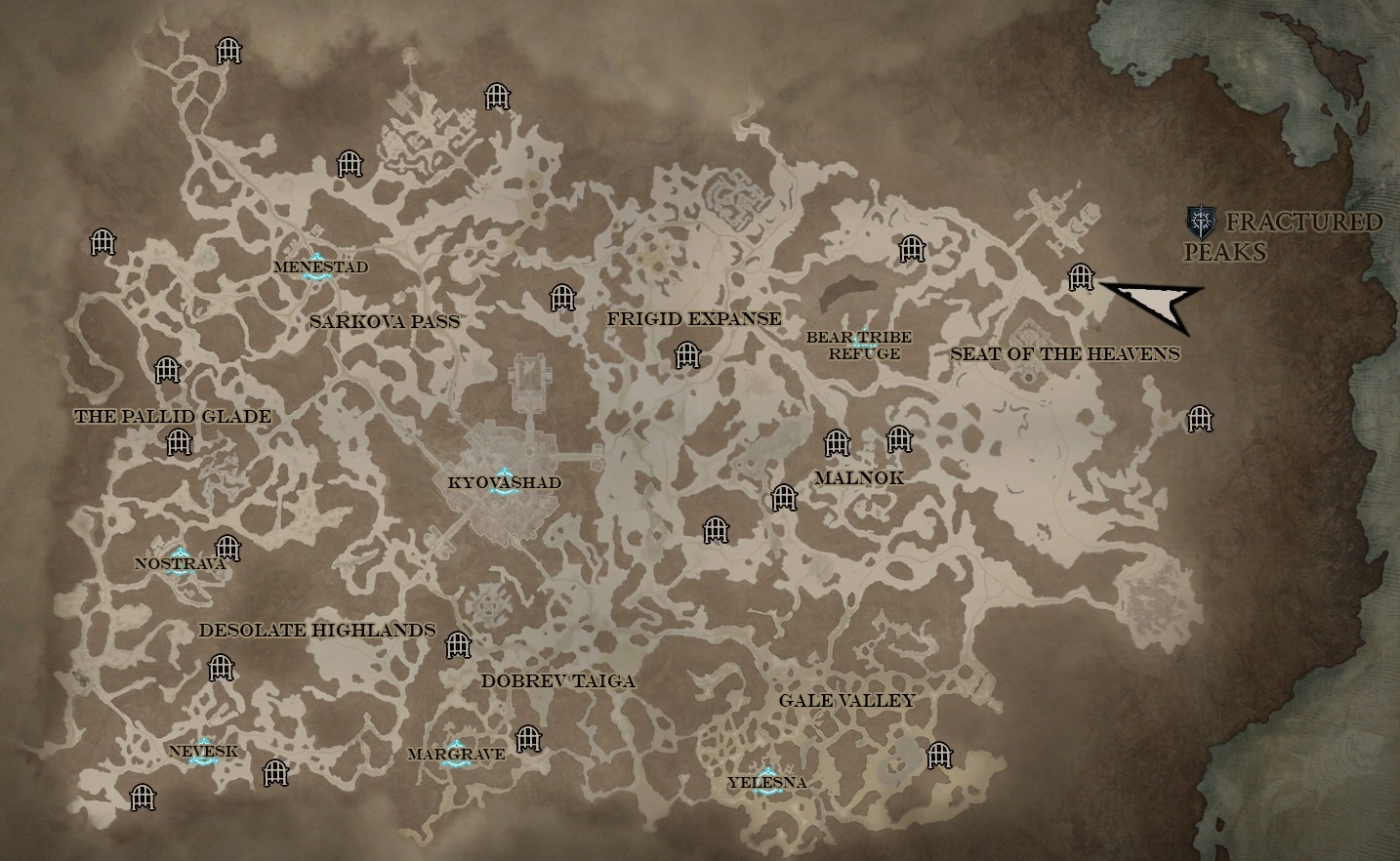 Zenith Fractured Peaks Location Guide in Diablo 4: Explore the Hidden Secrets