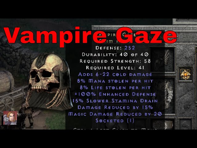 Vampire Gaze D2R: Unlocking the Power of This Legendary Diablo 2 Resurrected Unique Item