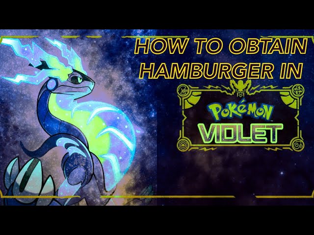 Where to Buy Hamburger in Pokémon Scarlet: A Complete Guide
