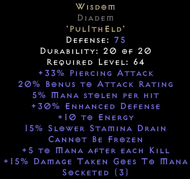 Everything You Need to Know About the Wisdom Runeword in Diablo 2: A Complete Guide