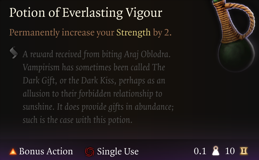 BG3 Potion of Everlasting Vigour: The Ultimate Guide to Maximizing Your Health in Baldur's Gate 3