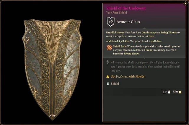 BG3 Shield of the Undevout: Unveiling Its Power and Potential in Baldur’s Gate 3