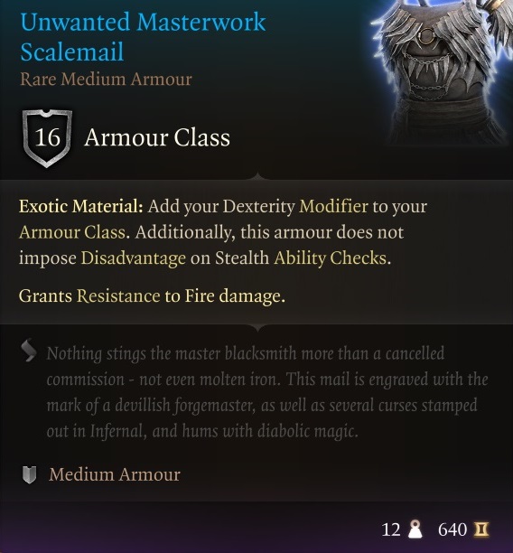 Unwanted Masterwork Scalemail: How to Handle, Trade, and Utilize This Rare Item in Your RPG Adventures