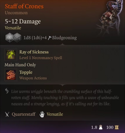 BG3 Staff of Crones: A Complete Guide to Its Power, Location, and Usage