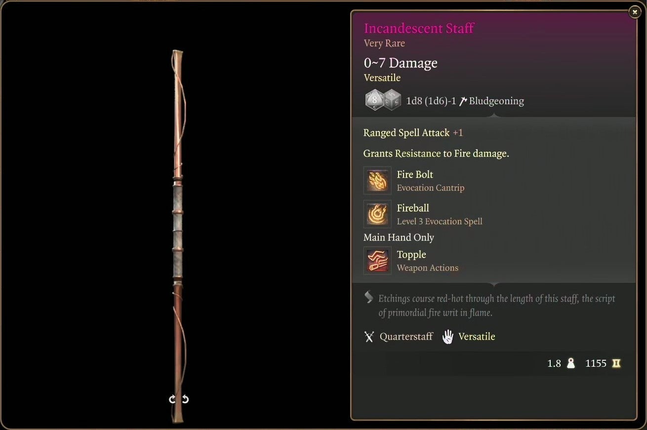Caitiff Staff BG3: An In-Depth Guide to Mastering This Powerful Item in Baldur's Gate 3