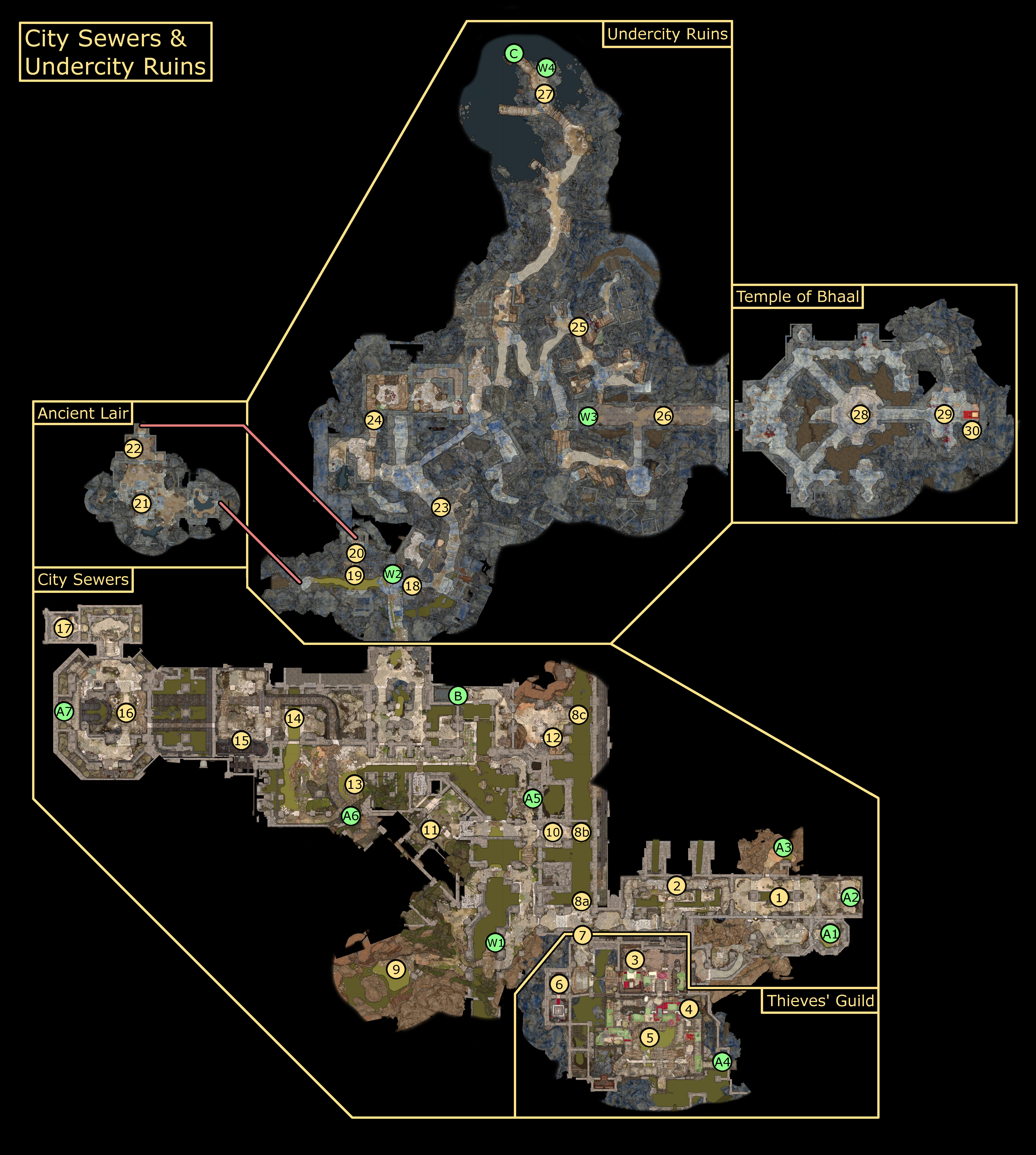 BG3 Undercity Ruins Map: A Complete Guide to Navigating the Depths