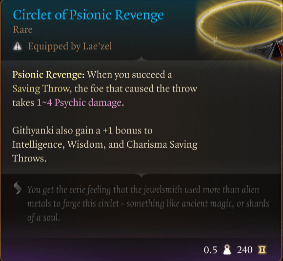 Exploring the Circle of Psionic Revenge: Unveiling Its Mystical Power and Gameplay Potential