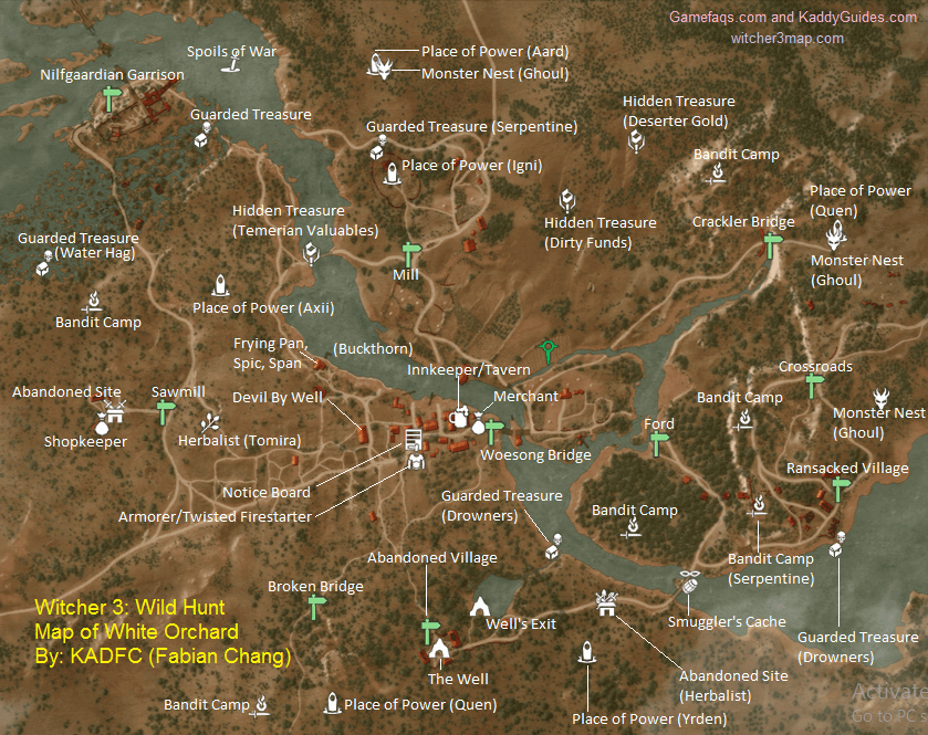 Exploring the White Orchard Map in The Witcher 3: A Comprehensive Guide