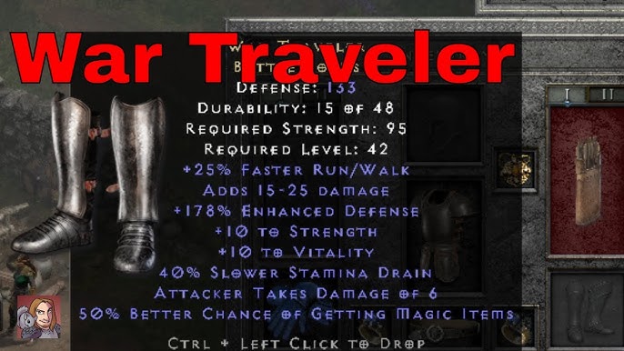 War Travs D2R: The Ultimate Guide to Mastering the Legendary Boots in Diablo II: Resurrected