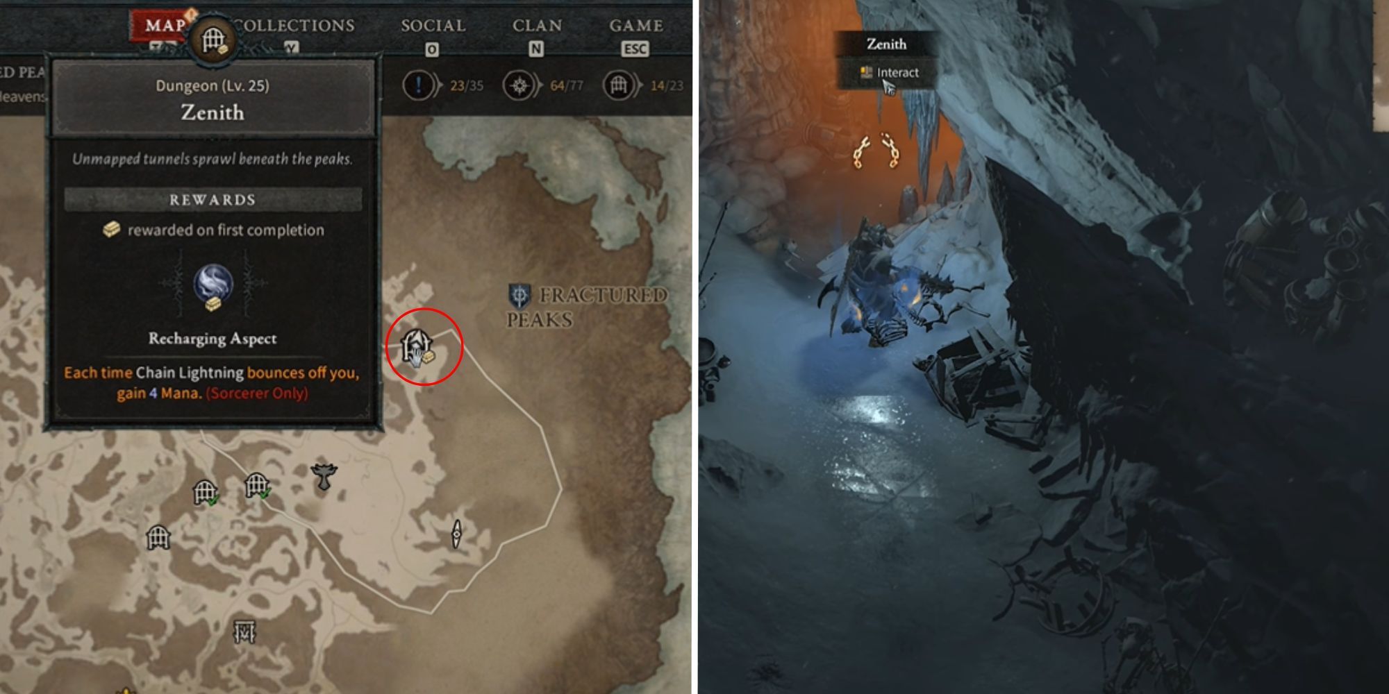 Zenith Fractured Peaks Location Guide in Diablo 4: Explore the Hidden Secrets