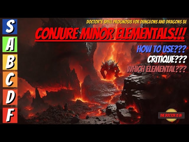 Conjure Minor Elemental 5e: A Comprehensive Guide to Summoning Elementals in Dungeons & Dragons
