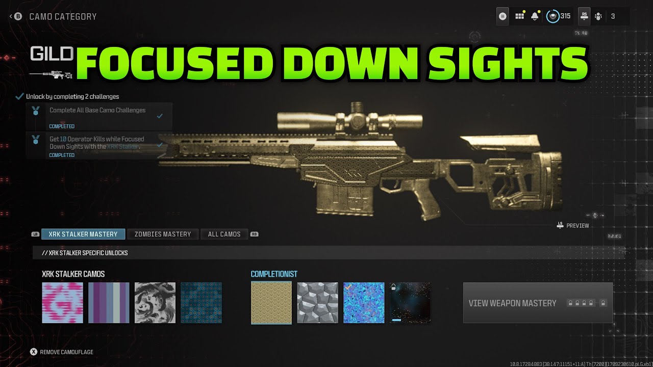 Complete Guide to XRK Stalker MW3 Camo Challenges: Tips, Tricks, and Everything You Need to Know