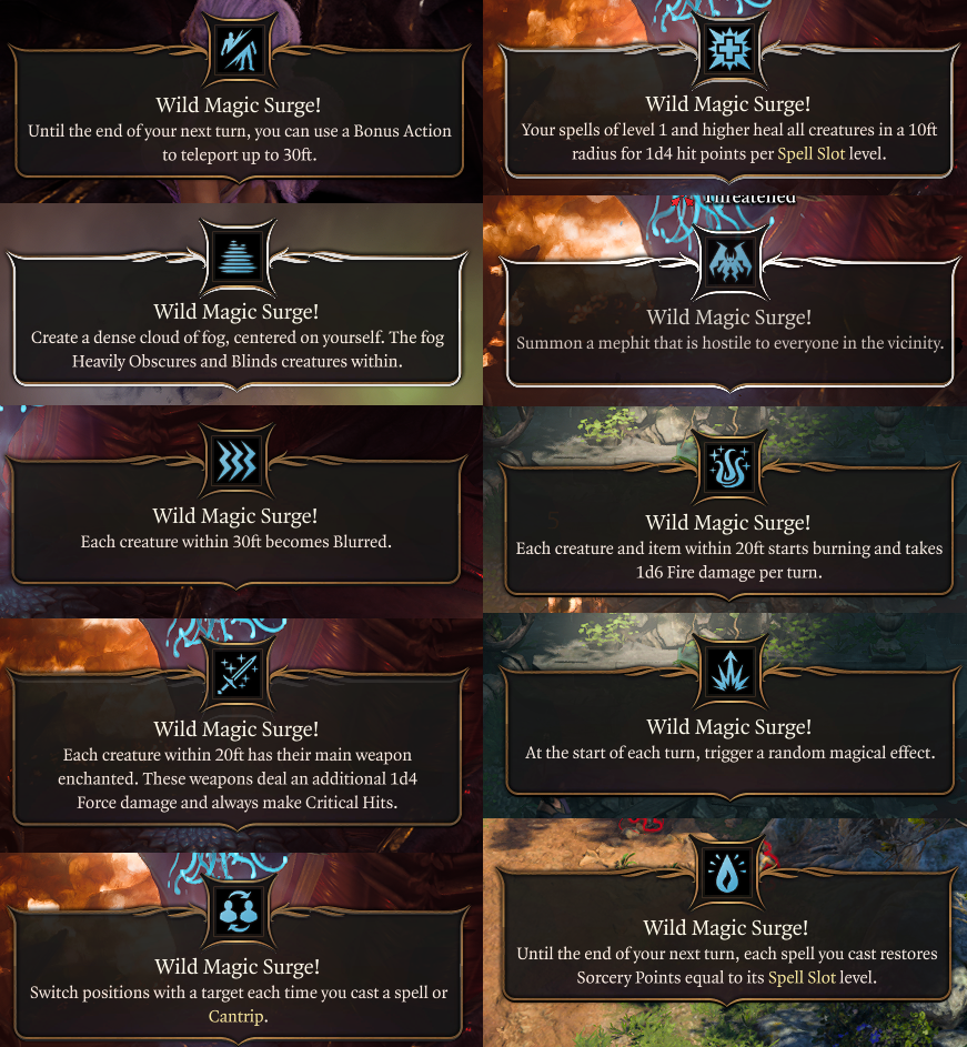 Understanding BG3 Wild Magic Table: Everything You Need to Know