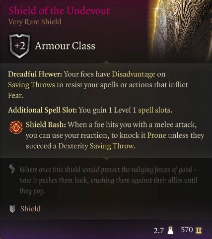 BG3 Shield of the Undevout: Unveiling Its Power and Potential in Baldur’s Gate 3