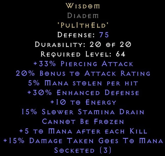 Everything You Need to Know About the Wisdom Runeword in Diablo 2: A Complete Guide