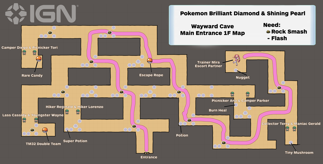 Wayward Cave Map in Pokémon Platinum: Your Ultimate Guide to Navigating the Hidden Depths
