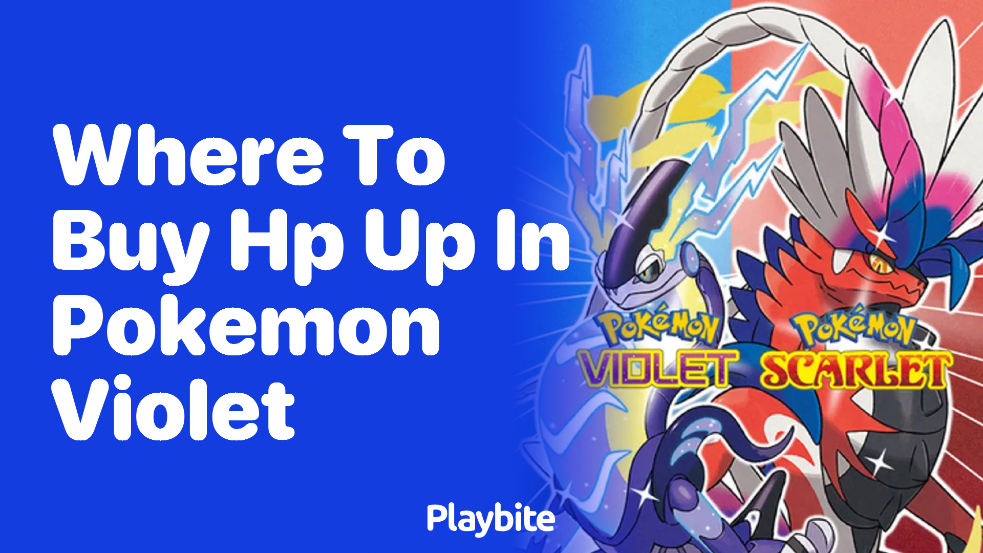 Where to Buy HP Up in Pokémon Violet: A Comprehensive Guide