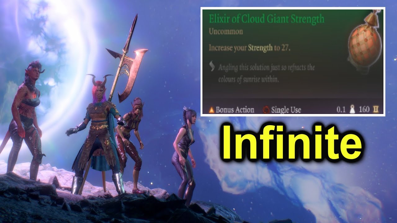 Baldur's Gate 3 Elixir of Cloud Giant Strength: A Guide to Powering Up Your Character