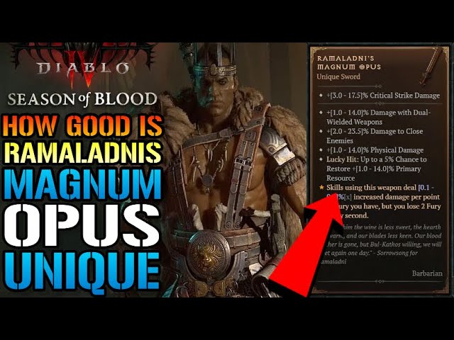Where to Farm Ramaladni's Magnum Opus in Diablo 4: A Complete Guide
