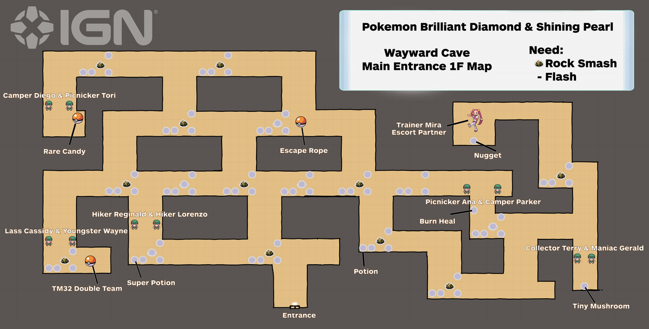 Wayward Cave Map in Pokémon Platinum: Your Ultimate Guide to Navigating the Hidden Depths