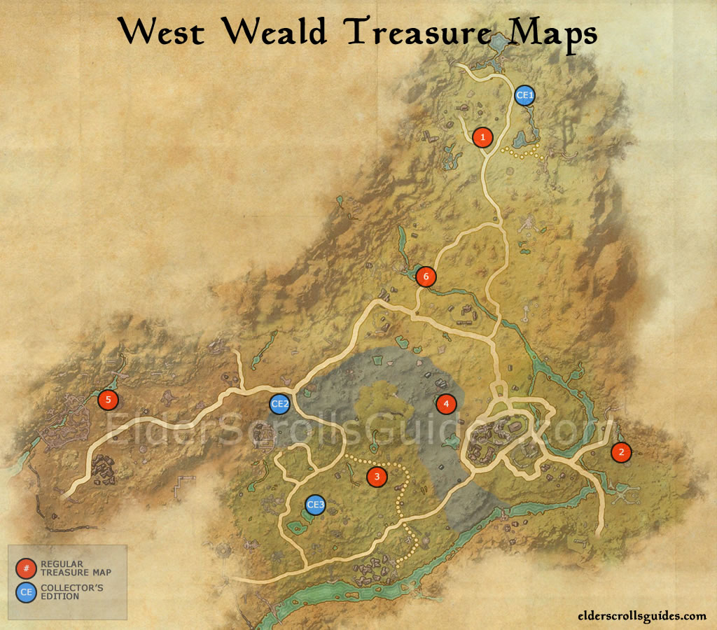 Discover the Hidden Treasures of West Weald: A Comprehensive Guide to the Treasure Map
