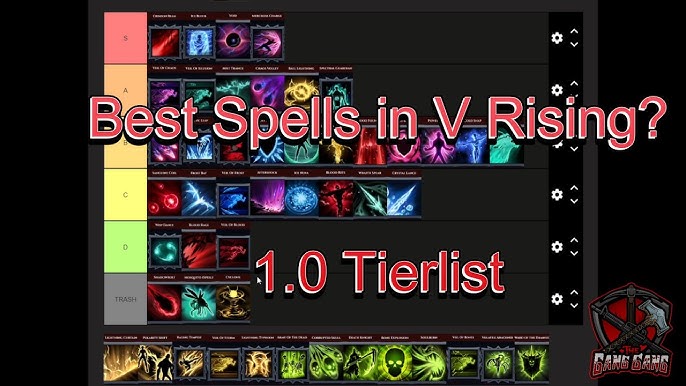 V Rising Spell Tier List: Ultimate Guide to Dominating the Vampire World