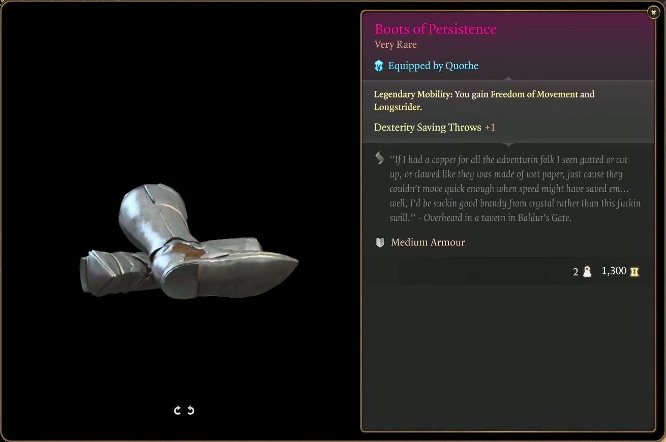 Boots in Baldur's Gate 3: A Comprehensive Guide to Boosting Your Character's Mobility and Power