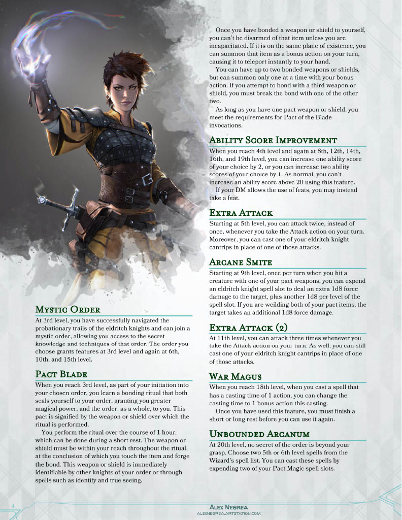 Eldritch Knight Spell List: A Comprehensive Guide for D&D 5E Players