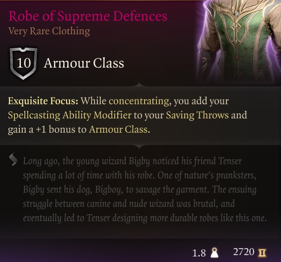 Baldur's Gate 3 Robe of Supreme Defenses: Unlocking the Ultimate Protection for Your Hero
