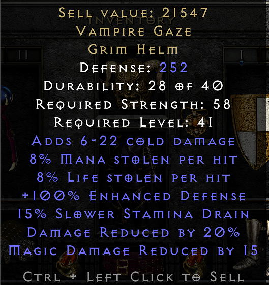 Vampire Gaze D2R: Unlocking the Power of This Legendary Diablo 2 Resurrected Unique Item