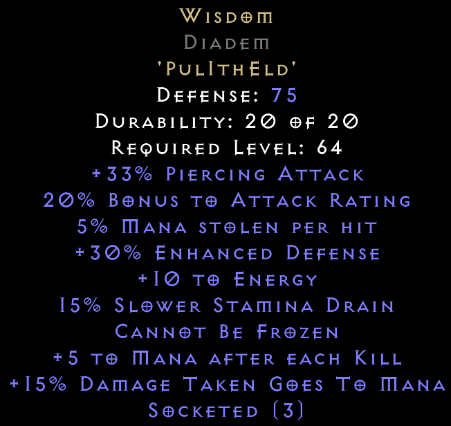 Everything You Need to Know About the Wisdom Runeword in Diablo 2: A Complete Guide