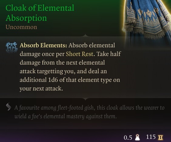 Cloak of Elemental Absorption: Unveiling the Mystical Power and Utility
