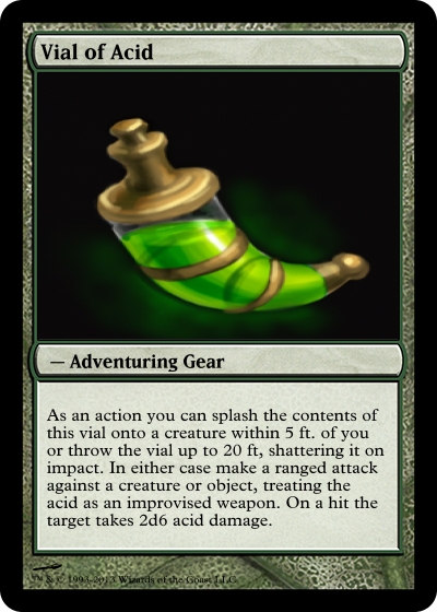 Exploring the Acid Vial 5e: A Comprehensive Guide for Dungeons & Dragons Players