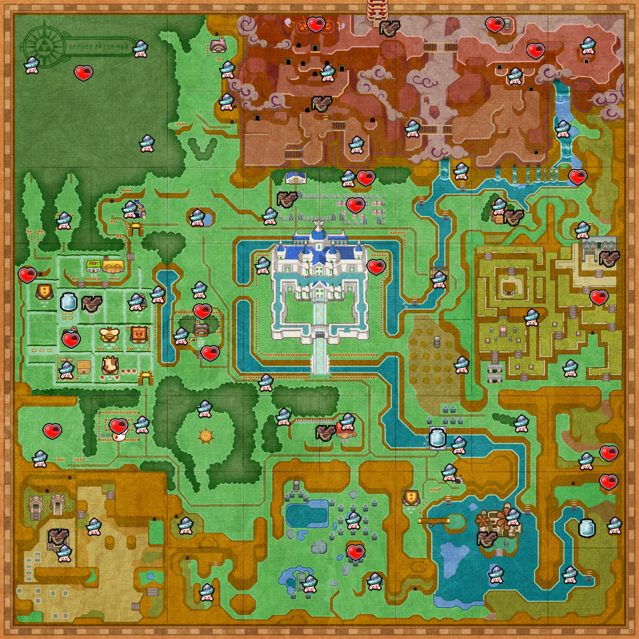 Zelda: A Link Between Worlds Map Guide - Your Ultimate Adventure Companion