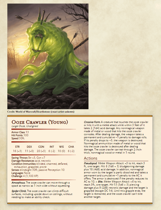 Crawler Mucus 5e: Unveiling the Secrets of D&D’s Slippery Challenge
