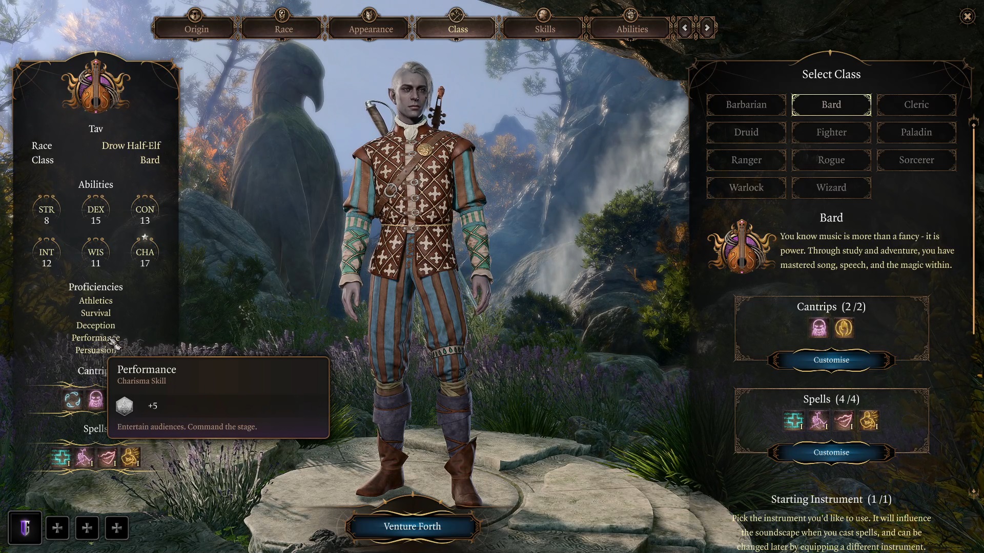 Baldur's Gate 3 Performance Skill: Mastering Your Character’s Potential