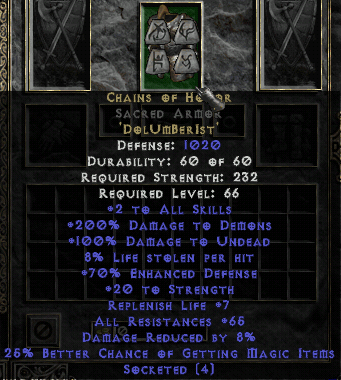 Understanding Runeword Chains of Honor in Diablo II: A Game-Changing Boost!