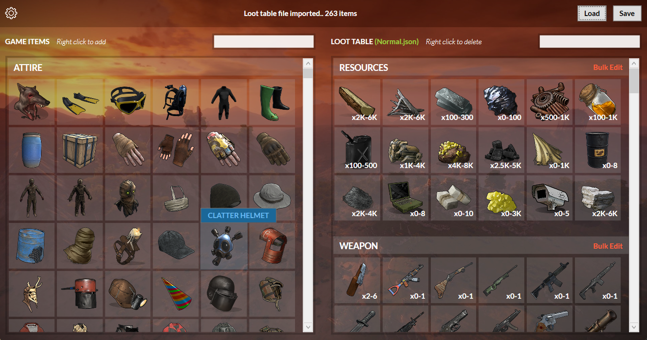 Rust Loot Table Editor: Mastering the Art of Item Spawning with Style