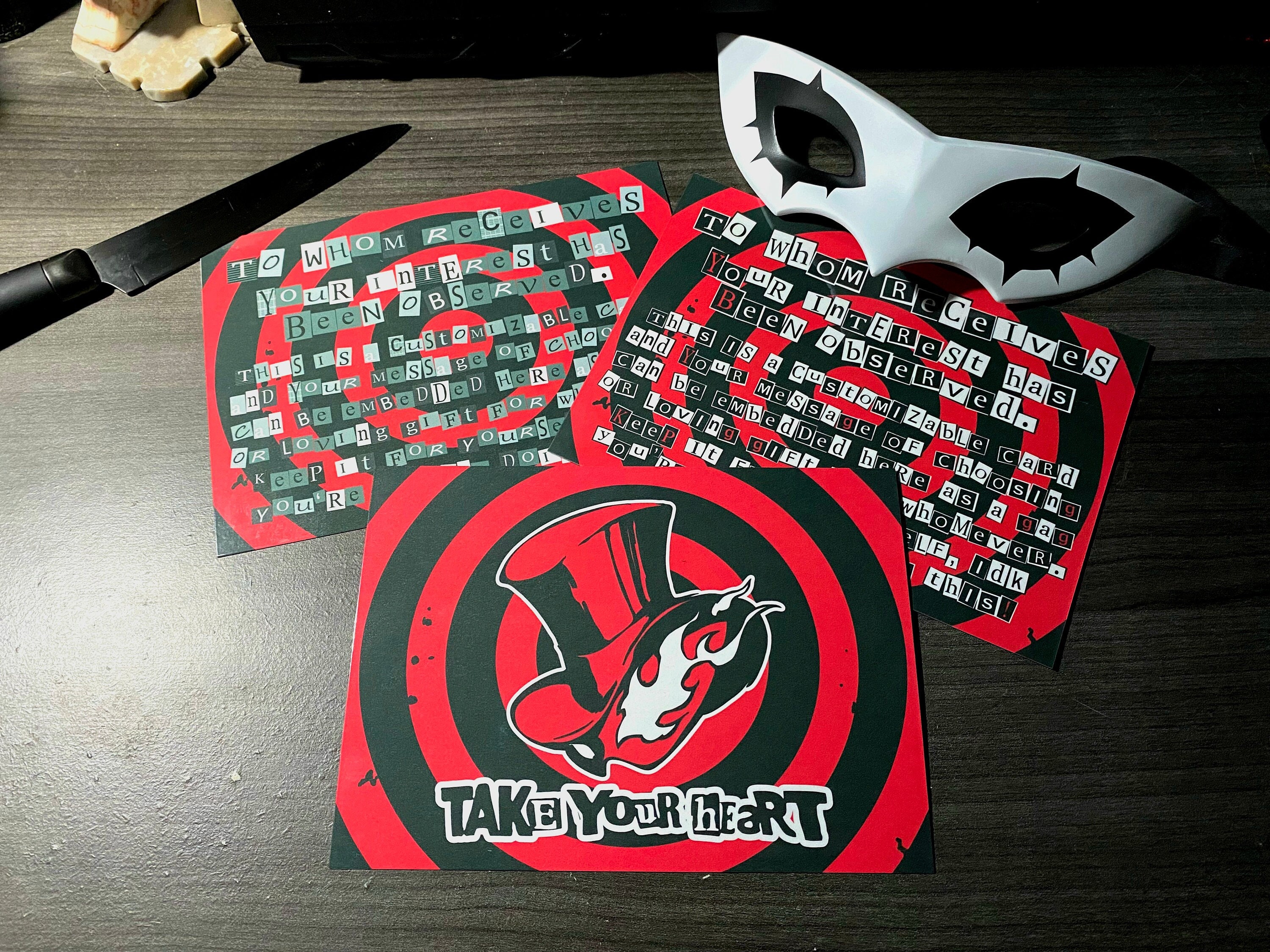 Persona 5 Calling Card Maker: Crafting the Perfect Phantom Thieves Announcement