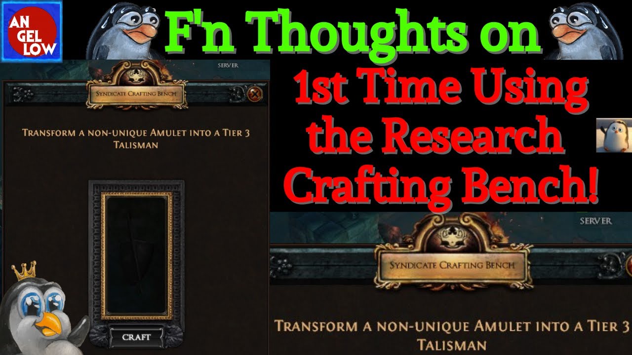 Syndicate Crafting Bench: A Comprehensive Guide to Crafting in Gaming