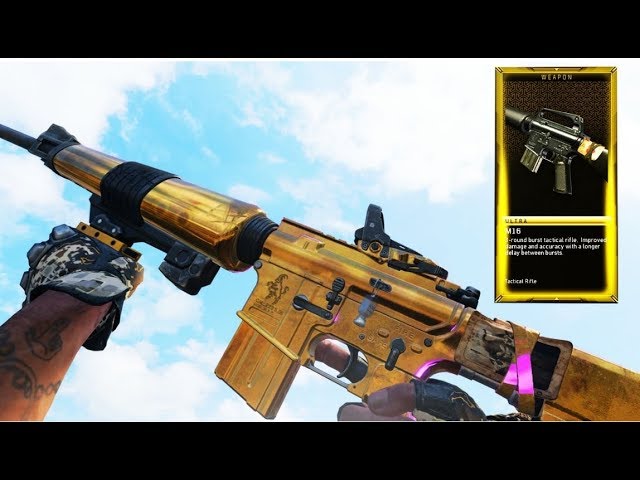 M16 Gold: The Gun That Packs a Punch in Gaming