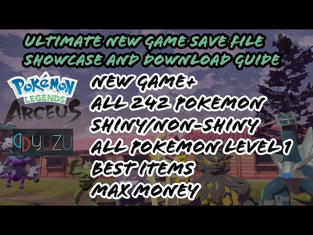 Pokemon Legends Arceus DLC Download: Everything You Need to Know
