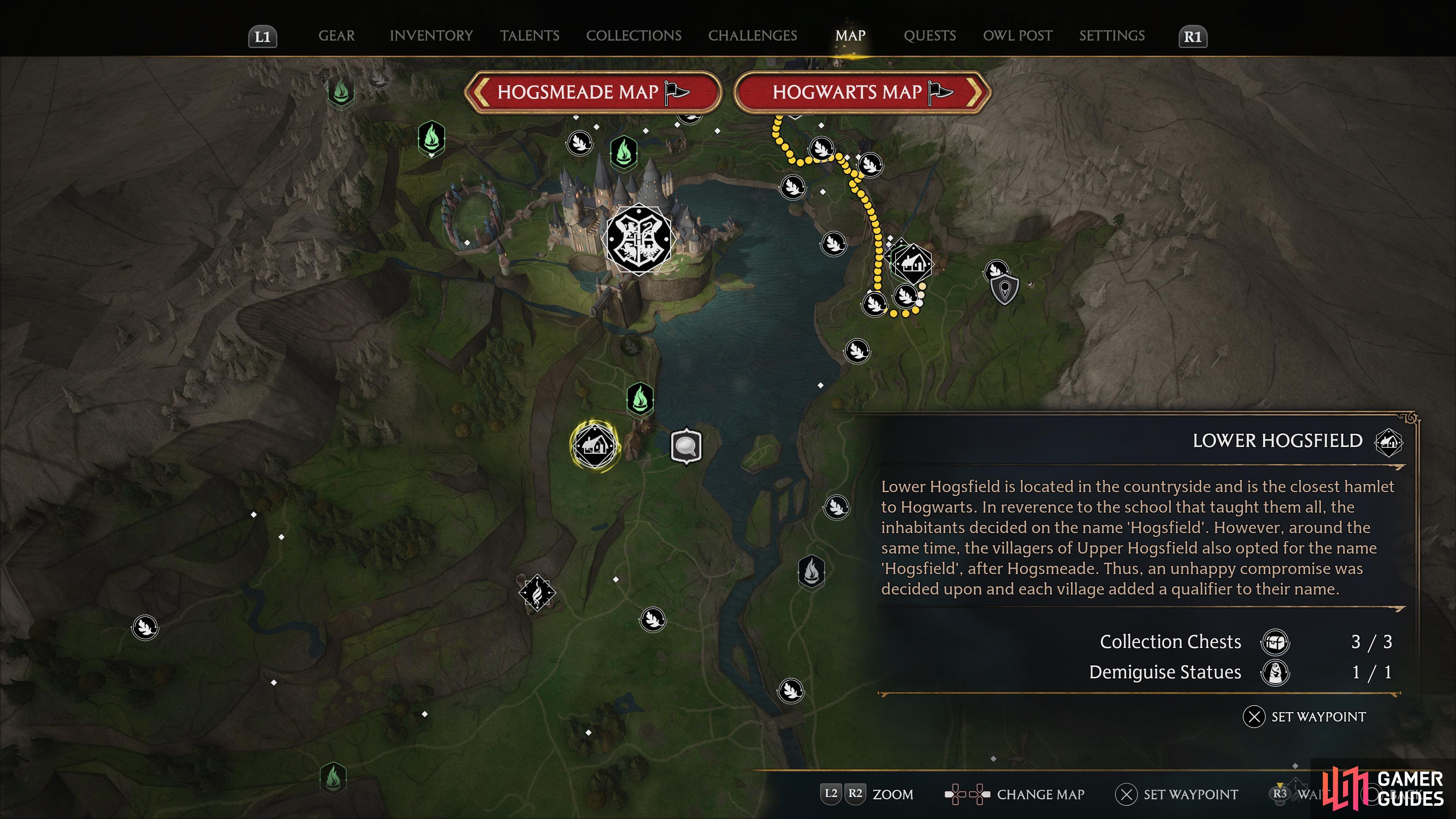 Hogwarts Valley Collection Chests Map: Finding the Hidden Treasures!