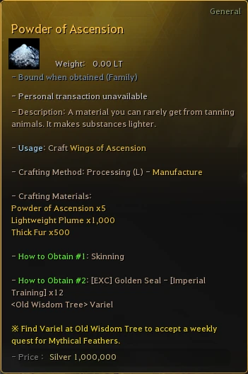 Powder of Ascension BDO: The Elusive Ingredient Every Adventurer Needs