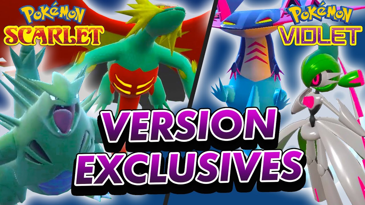 Exploring Pokémon Violet Scarlet Exclusives: What You Need to Know!