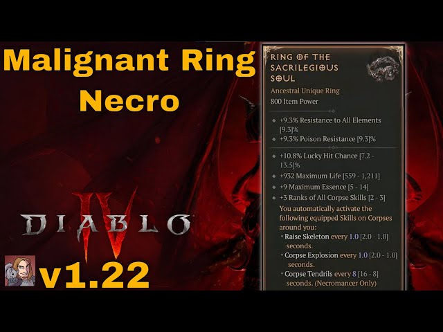Ring of the Sacrilegious Soul in Diablo 4: What’s the Hype and How to Make It Work for You?
